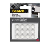 Scotch® Amortisseurs ronds adhésifs translucides - Ø 13 mm
