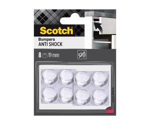 Scotch® Amortisseurs ronds adhésifs translucides - Ø 19 mm
