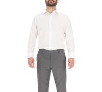 Scotch And Soda Men's Long-Sleeve Oxford Shirt Blanc 18 pouces Male