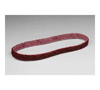 Scotch-Brite 14444 Courroie de conditionnement de surface, 1/2" x 13" A MED, autre support, grain abrasif en oxyde d'aluminium, largeur 0,5" (13 po) (lot de 20)