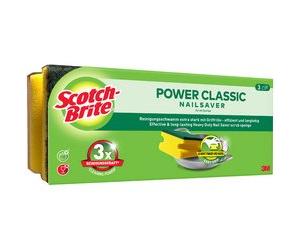 Scotch-Brite Eponge à récurer Classic, paquet de 3