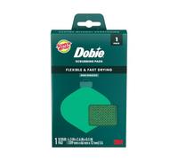 Scotch-Brite Éponge de Cuisine Dobie de Noël, Tampon à récurer en Maille à séchage Rapide avec Une Couleur Verte Festive