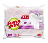 Scotch-Brite Eponge de nettoyage Bath XXL, rose/blanc
