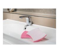 Scotch-Brite Éponge Salle de Bains XXL – Grattante douce verre chrome céramique – Blanc