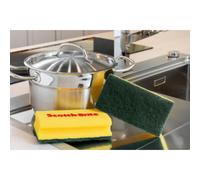 Scotch Brite Éponges de vaisselle 5204 C+C avec partie à récurer extra épaisse XXL, lot de 4