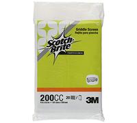 3M Scotch-Brite Grillpad 200CC, 101 mm x 139 mm, 20pcs / paquet x10 morceau