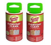 Scotch-Brite Lot de Recharge de 2x30 feuilles pour Rouleu adhésif - Efficace sur cheveux, poussière et poils d'animaux