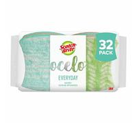 Scotch-Brite ocelo Non-Scratch Scrub Sponges, Assorted Designs, 32 Sponges, 4 Count (Pack of 8)