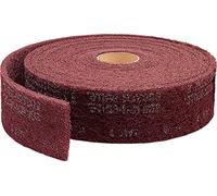 Scotch-Brite(TM) Rouleau propre et finition en oxyde d'aluminium, 12 l x 76,2 m Grain très fin (lot de 1), 30in x 4in, bordeaux
