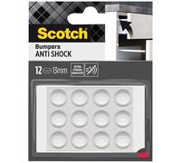 SCOTCH - Butée adhésive - Patin antichoc - Anti-bruit - Ø 12 mm - Transparent - Lot de 12