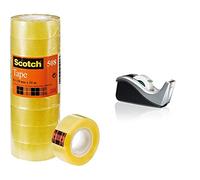 Scotch - C60 Argent - Dévidoir + 1 Rouleau Magic - Argent - 19 mm x 33 m & YP208060670 Pack de 8 Rubans 19 mm x 33 m