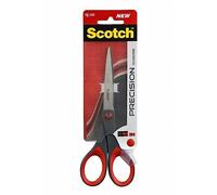 Scotch Ciseaux de Précision, Rouge, 1 par Paquet, 18 cm | Ciseaux Universels avec Lames en Acier Inoxydable Résistantes à la Corrosion pour Droitiers et Gauchers