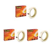 Scotch Crystal Ruban 19 mm x 33 m Transparent (Lot de 3)