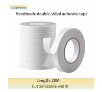 Scotch Demenagement Ruban adhésif double face blanc ultra résistant fait main, en coton ultra fin et très adhésif, for usage domestique, 20 m(15.0mm)