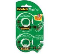 Scotch Lot De 2 Dévidoirs À Main Magic Invisible 19m X12 M +3,2 M Gratuit
