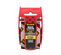 Scotch Dévidoir et ruban d'emballage Box Lock transparent - Rouleau adhésion extra forte - 48 mm x 20,3 m