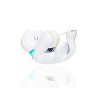 Scotch Distributeur de Ruban Adhésif Chat - 1 Distributeur de Ruban Adhésif + 1 Rouleau Ruban Magique Scotch - Ruban Adhésif jusqu'à 19 mm de Large x 33 m de Long sur un Petit Moyeu (2,54 cm) - Blanc