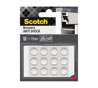 Scotch®Dôme amortisseur rond adhésif Translucide Ø 13 mm