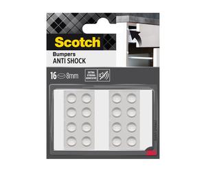 Scotch®Dôme amortisseur rond adhésif Translucide Ø 8 mm