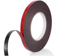 Scotch double face extra fort rouleau noir mousse PE 10MM x 10M impermable ultra rsistant pour voiture et maison PZCC