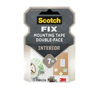 3M Scotch Ruban de montage intérieur Scotch‑Fix 19 mm x 1,5 m — tient jusqu'à 7 kg, 1 pièce