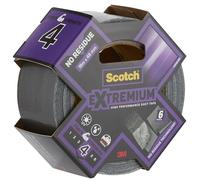 Scotch Extremium Toile de Réparation, Haute Performance, NO RESIDUE, Gris - 1 Rouleau 18,2 m x 48 mm - Adhésif Extra Fort, Réparations Exigeantes, Résistant Eau/UV, Déchirable à la Main