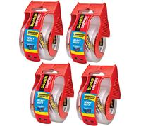 Scotch Heavy Duty ruban adhésif d'emballage d'expédition, 4,8 x 2 032 cm avec distributeur 4 Rolls Clear Tape