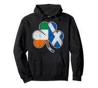 Scotch Irish Shamrock Scottish St Patrick Day Sweat à Capuche