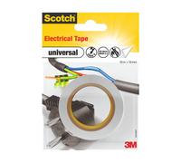 SCOTCH - Ruban adhésif - Universel - Électrique - 15 mm x 10 m - Blanc