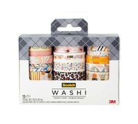 Scotch Lot de 15 rouleaux de ruban washi - Motif fantaisiste - Idéal pour bullet journal, scrapbooking et décoration à faire soi-même (C1017-15-P5)