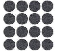 Scotch Lot de 16 patins en feutre ultra-résistant adhésif gris - Ø 17 mm
