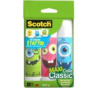 Scotch - Lot De 3 Bâtons De Colle Collection Monstres - 21 G