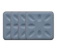 SCOTCH Lot de 4 patins adhésifs alvéolé eur, SCOTCH, 50 x 50 mm, gris Gris G