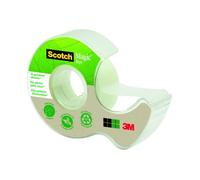 Scotch Magic 900 A Greener Choice Distributeur avec ruban de bureau portable 19 mm x 20 m