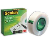 Scotch Ruban Magic - 1 Rouleau, 25 mm x 66 m - Ruban Adhésif à Usage Général pour la Réparation, l'Etiquetage et la Fermeture de Documents
