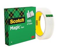 Scotch Ruban adhésif Magic – 25 mm x 66 m – 1 rouleau