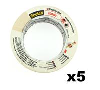 3M Scotch Ruban Masquage 48 mm x 50 m 1 Rouleau Beige