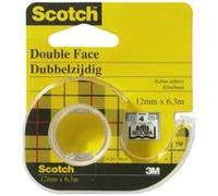 Scotch mmm136 adhésif double face 6mx12mm avec dévidoir 3m 136d-md G