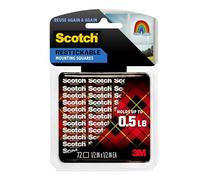 Scotch Onglets repositionnables, 12,7 mm x 12,7 mm (R103) - 1 paquet, 72 onglets par paquet
