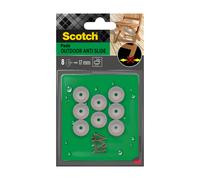 SCOTCH - Patin glisseur - À visser - Plastique - Ø 17 mm - Lot de 8