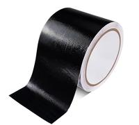 Scotch Réparation Auvent 76 mm x 7.6 m Ruban de Réparation Étanche Toile Tissu Autocollant Kit de Réparation pour Tente, Bâches, Housses de Bateau, Voile, Matelas Pneumatiques, Noir