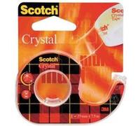 Scotch - ruban adhésif crystal clear 600, 12mm x 10m sur dévidoir 11223 G