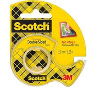 Scotch 136-D Distributeur avec bande double face portable 12 mm x 6.3 m