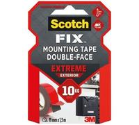 SCOTCH - Ruban adhésif - Double-face - Extrême - 19 mm x 5 m - 10 kg