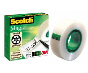 SCOTCH Ruban adhésif Magic 810 invisible 19 mm x 33 m