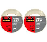 Scotch Ruban Adhésif Multi-Usages, Transparent, 48 mm x 66 m, 1 Rouleau/Paquet - Pour Emballage des Colis et des Boîtes d'Expédition (Lot de 2)