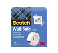 Scotch Ruban adhesif repositionnable Magic 19 mm x 33 m - Rouleau Wall-Safe Tape