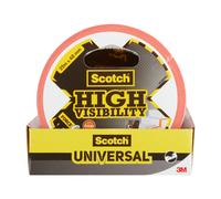 Scotch – Ruban adhésif toile orange haute visibilité – Forte adhérence – 25 m x 48 mm – 1 rouleau