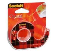 Scotch Ruban Adhésif Transparent 19mmx15m, Sur Dévidoir,