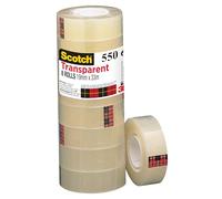 Scotch Ruban Adhésif Transparent - 8 Rouleaux (19 mm x 33 m) - Ruban Adhésif Transparent à Usage Général pour l'Ecole, la Maison et le Bureau